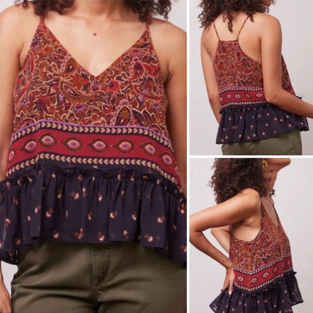 Patrons of Peace Boho Flounce Camisole